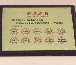 2012中华情荣誉奖牌