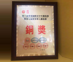 2013第八届香港国际青少年艺术节铜奖