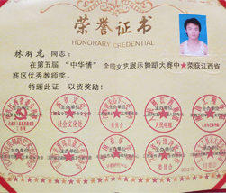 中华情优秀教师奖